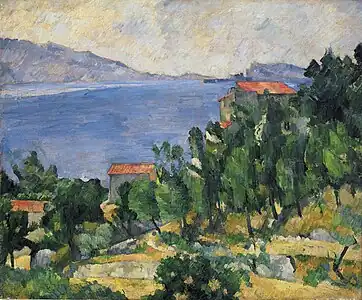 La Baie de l'Estaque vue de l'est, Paul Cézanne, vers 1878-1882