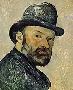 Autoportrait au chapeau, de Cézanne