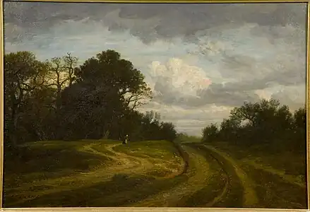 La Route en forêt, musée des Beaux-Arts de Reims.