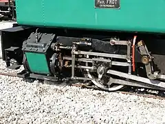 Détail de l'embiellage de la 020T Corpet-Louvet no&nbsp;25.