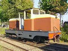 Loco-tracteur no&nbsp;1, rénumeroté 101, au musée du MTVS.