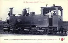 Locomotive articulée no&nbsp;63 du réseau du Vivarais