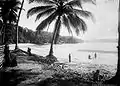 La plage de Popoh vers 1900