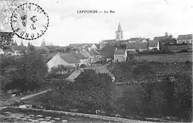 Vue de la partie basse du village.