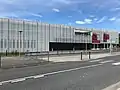 Façade d'un bâtiment du LGP : le centre de ressources et de technologie en composites innovants (CRTCI).