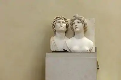 Double portrait, à la Ca' d'Oro de Venise.