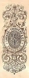 Cachet de la maison de négoce Lacaze-Thouéry, Toulouse, XIXe&nbsp;siècle