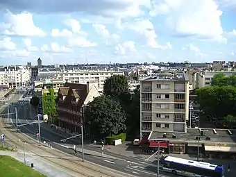 L'ensemble des Quatrans, vue depuis le château.