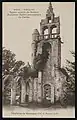 L'église ruinée de Botmel (carte postale Émile Hamonic, 1927).