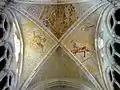 3e&nbsp;travée du chœur, voûte.