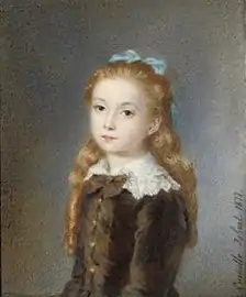Portrait de Marie Dominique Amélie Madeleine Maza (1877)