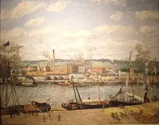 Vue de la cotonnière d'Oissel, environs de RouenMusée des beaux-arts de Montréal
