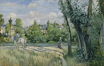 Soleil sur la route, Pontoise, 1874Musée des Beaux-Arts (Boston)