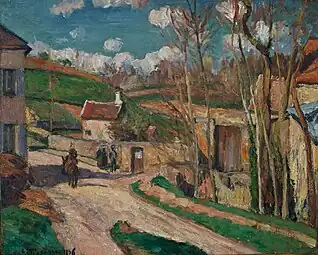 Un carrefour à l'Hermitage, Pontoise, 1876Musée Malraux, Le Havre