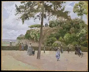 Le Jardin public à Pontoise, 1874Metropolitan Museum, New York