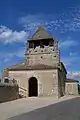 L'église Saint-Pierre, vue ouest (août&nbsp;2011).