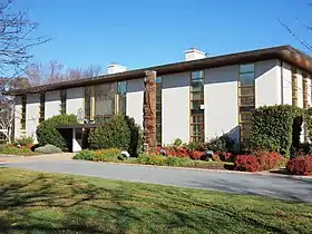 Vue de la mission diplomatique