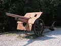 Un cannone da 105/28 italien.