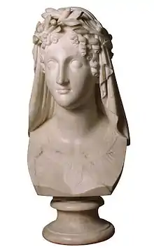 Antonio Canova, Juliette Récamier en Béatrice (1818-1822).