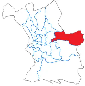 Localisation du Canton de Marseille-Les Trois Lucs