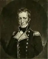 Portrait de Frederick Maitland, dernier commandant du Bellerophon.