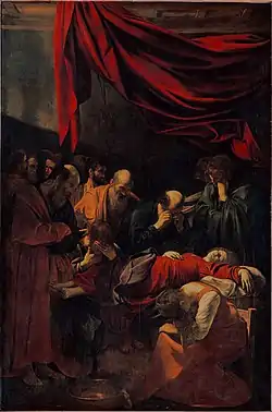 Mort de la Vierge,Le Caravage