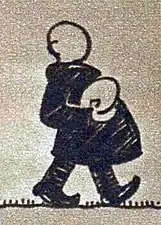 Caricature de Charles Bennus parue dans Le Miroir des sports du 4 novembre 1925.