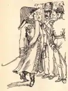 Charles XIV Jean inspecte ses troupes.