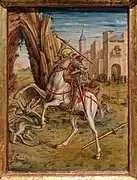 Saint Georges et le dragon.