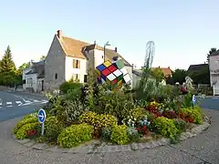 Carrefour giratoire Rubik’s Cube.