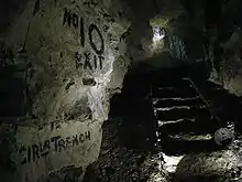 La sortie no&nbsp;10, l'une de celles utilisées lors de l'offensive du 9 avril 1917.