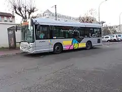Le GX 127 no 899 du réseau Valbus en gare de Franconville - Le Plessis-Bouchard.