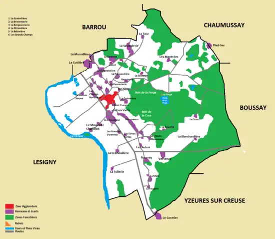 Carte de Chambon