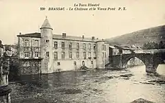 Carte postale du château, début XXe&nbsp;siècle