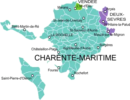 Province de l'Aunis au XVIIIe siècle