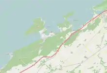 Carte de la région du parc national du Bic