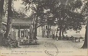 La Nouvelle Feuillée, alt. 600&nbsp;m (carte postale Adolphe Weick).