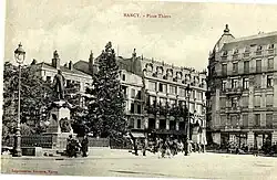 Place Thiers, Nancy, début du XXème siècle