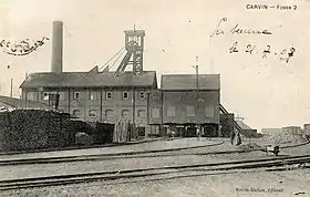 La fosse no&nbsp;2 dans les années 1900.