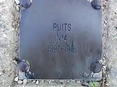 Puits no&nbsp;4, 1897 - 1975.