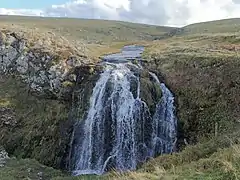 Cascade du Trapet sur le ruisseau de Malramont.