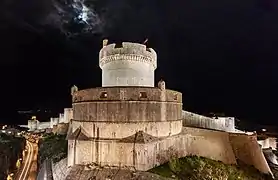 Forteresse de Dubrovnik, extrémité nord.