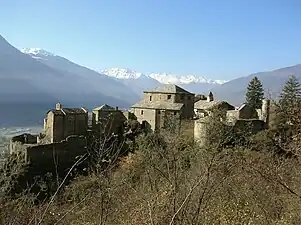 Le château de Quart.