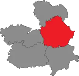 Carte de la circonscription.