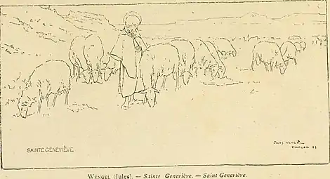 Sainte-Geneviève, Étaples, 1893.