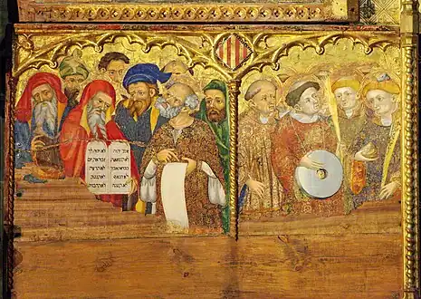 Prophètes sur la prédelle