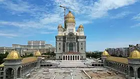 Le chantier de la cathédrale (juin 2023).