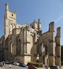 Narbonne, nef amorcée au début XVIIIe siècle.