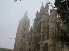 La cathédrale vue vers le sud-ouest.