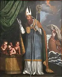 École française du XVIIe&nbsp;siècle, Saint Nicolas.